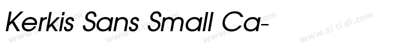 Kerkis Sans Small Ca字体转换 Kerkis Sans Small Ca字体转换